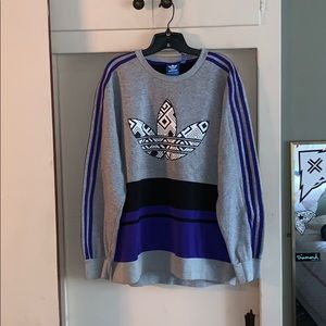 Adidas 3 Stripe Originals Crewneck Sweatshirt